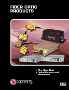 Fiber optic products catalog